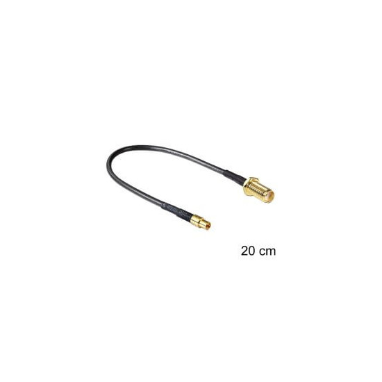 Câble antenne SMA F MMCX F 20cm