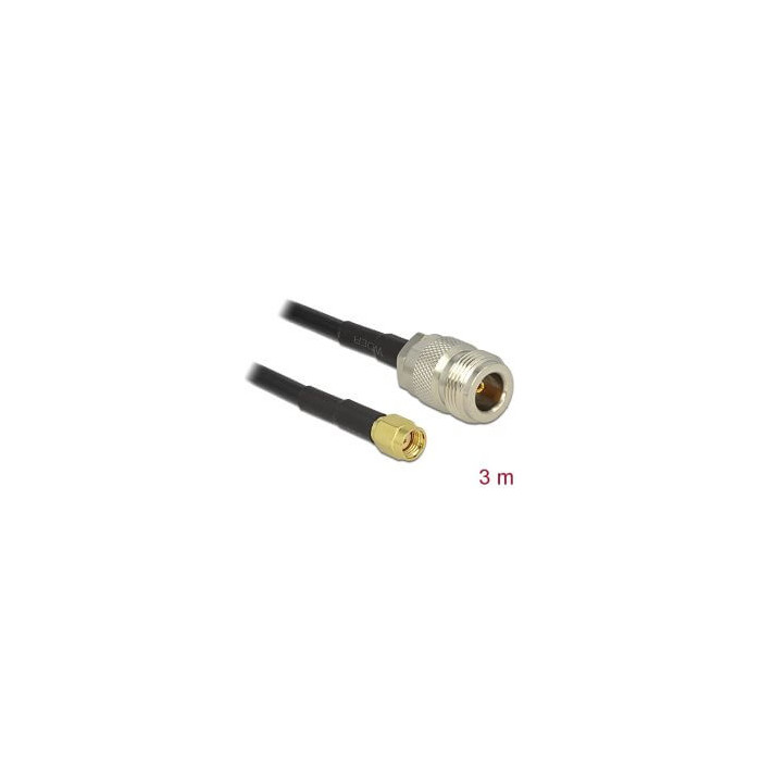 Câble antenne RP-SMA M N F 3m LMR195 low loss
