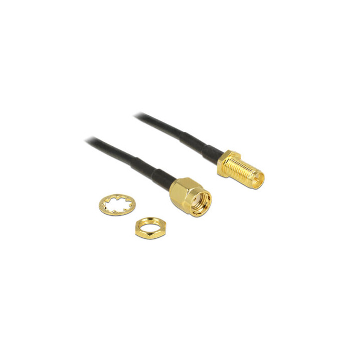 Câble antenne RP-SMA M RP-SMA F 0,2 m low loss