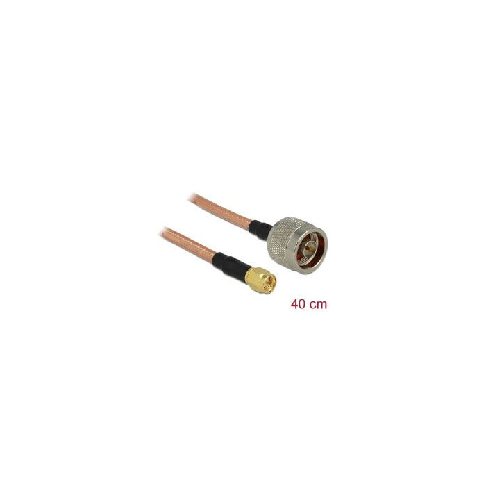 Câble antenne N M SMA M 0,4m RG-142 low loss