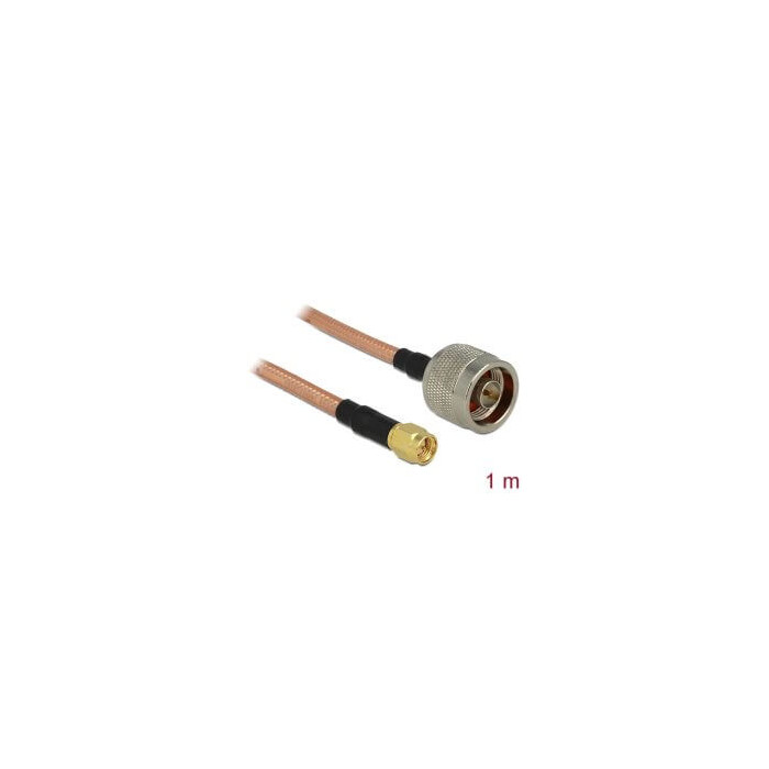 Câble antenne N M SMA M 1m RG-142 low loss