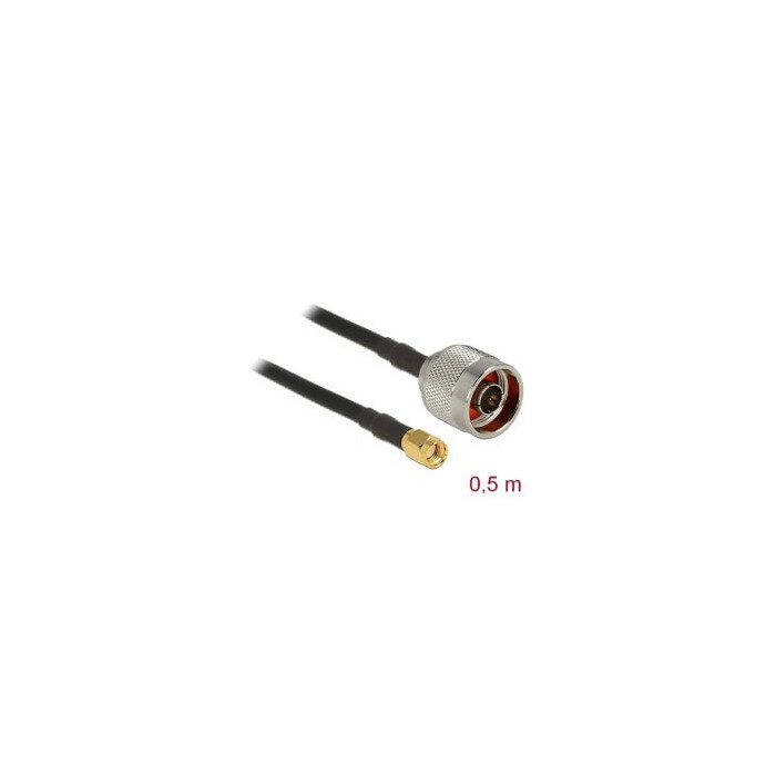 Câble antenne N M RP-SMA M 0,5m CFD200 low loss