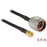 Câble antenne N M RP-SMA M 0,5m CFD200 low loss
