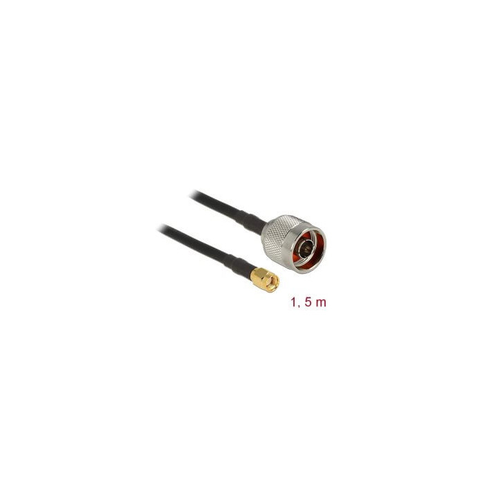 Câble antenne N M RP-SMA M 1,5m CFD200 low loss