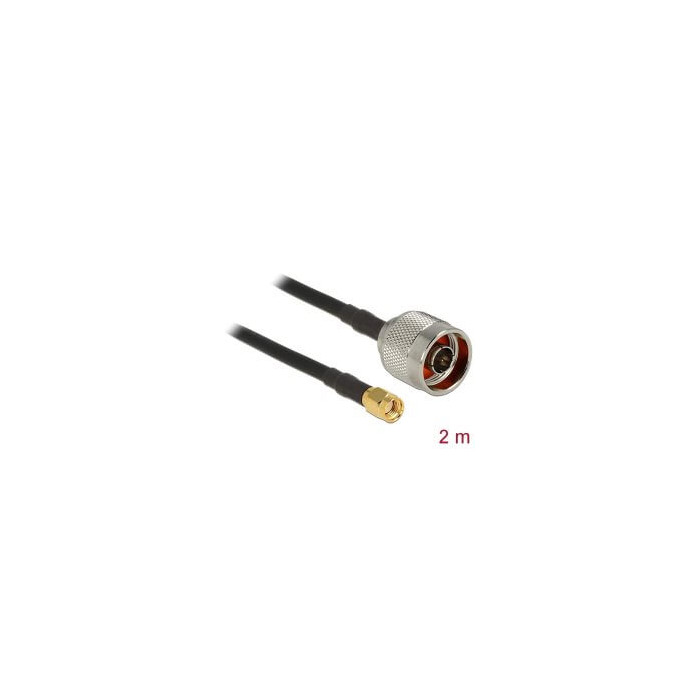 Câble antenne N M RP-SMA M 2m CFD200 low loss