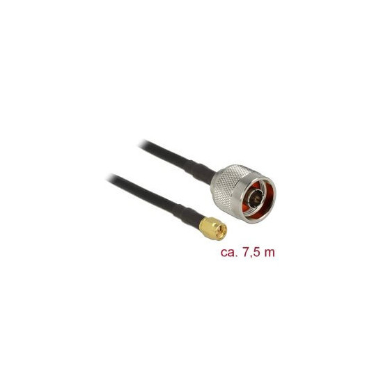 Câble antenne N M SMA M 7,5m CFD200 low loss