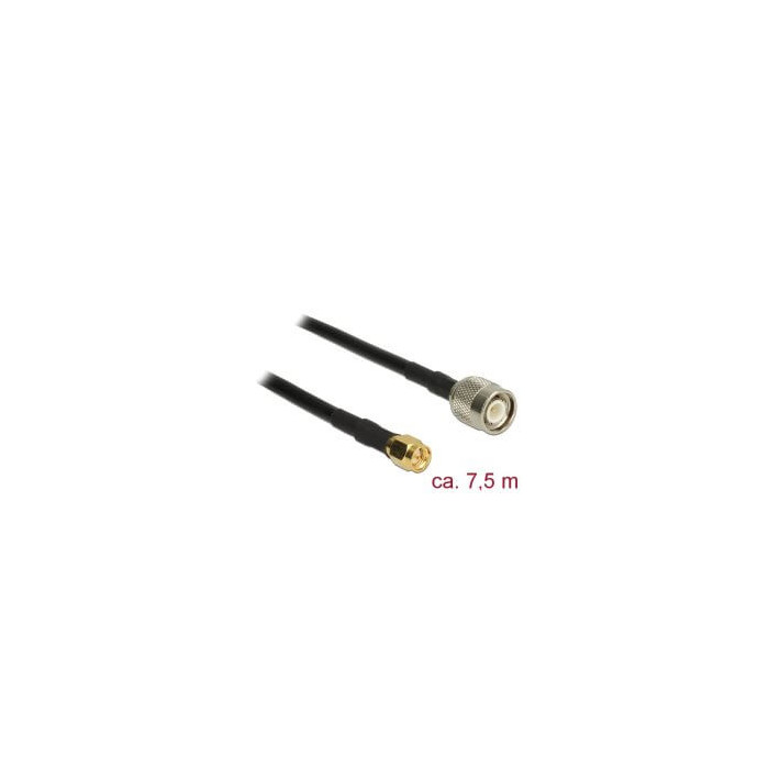 Câble antenne TNC M SMA M 7,5m CFD200 low loss