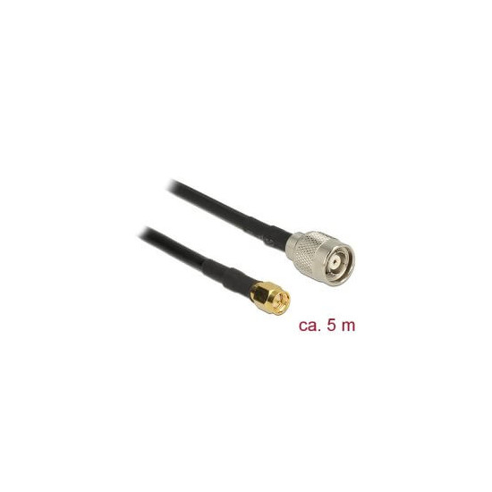 Câble antenne RP-TNC M SMA M 5m RG-58 C/U