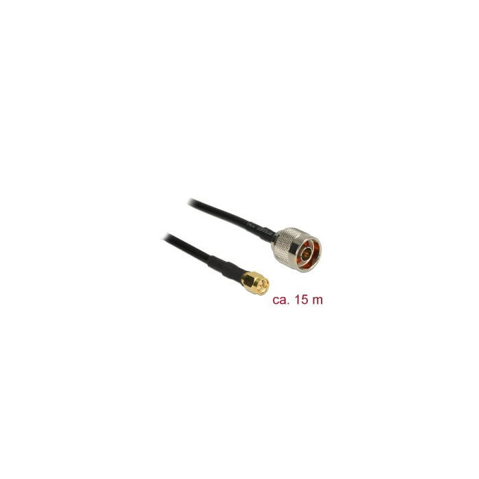 Câble antenne N M SMA M 15m CFD200 low los
