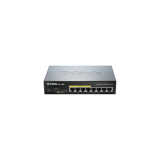Switch Desktop 8 Ports Giga dont 4 PoE at 60W