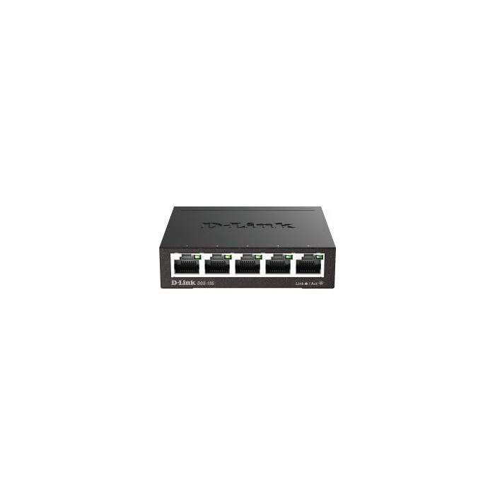 Switch Desktop 5 Ports Giga Boîtier+Connect. Métal