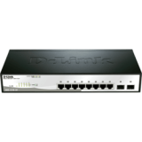 Switch SMART+ avec 8 Ports Giga et 2 Ports SFP