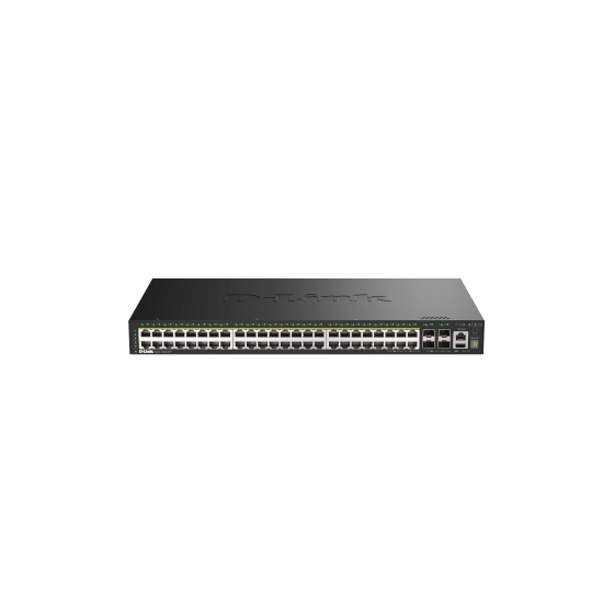 SmartPro L2+ xStack 48 Ports Gig PoE+ 370W + 4SFP+