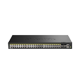SmartPro L2+ xStack 48 Ports Gig PoE+ 370W + 4SFP+