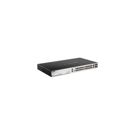 xStack 24 Ports Giga + 2 Ports 10G & 4 Ports SFP+