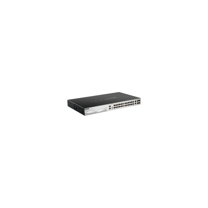 xStack 24 Ports Giga + 2 Ports 10G & 4 Ports SFP+