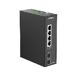Switch Indus 4 Ports Giga + 2 SFP Format Rail DIN