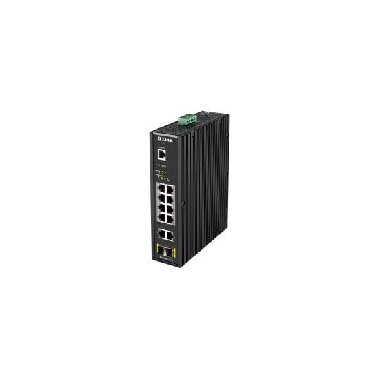 Switch L2 Indus. 10 Ports Giga dont 8 PoE + 2 SFP