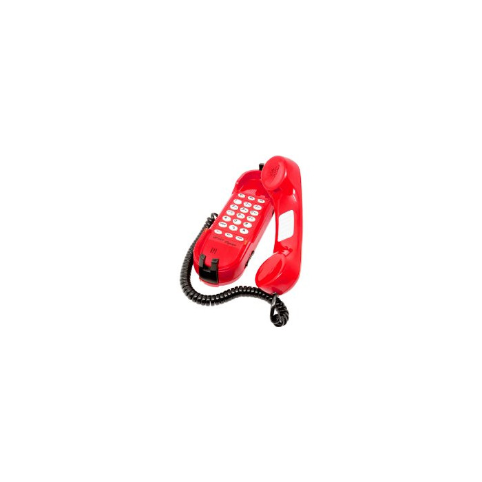 Téléphone analogique ampli HD2000 rouge