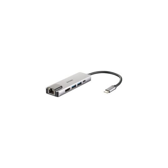Hub USB-C 5-en-1 D-Link