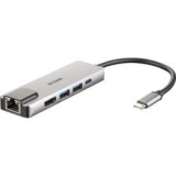 Hub USB-C 5-en-1 D-Link
