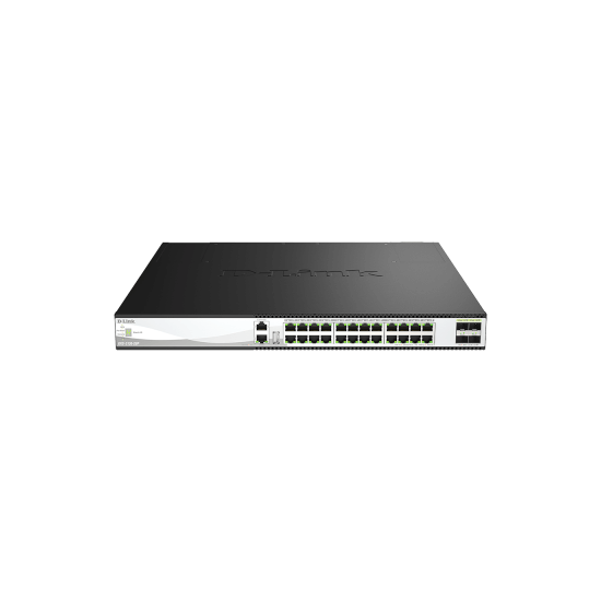 Switch L3 24 Ports MultiGigabit PoE++ et 4 SFP28