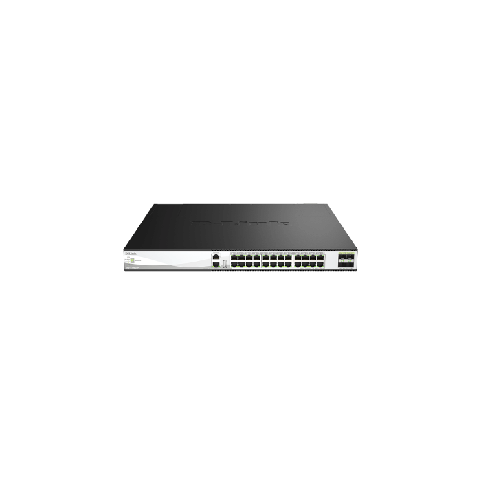 Switch L3 24 Ports MultiGigabit PoE++ et 4 SFP28