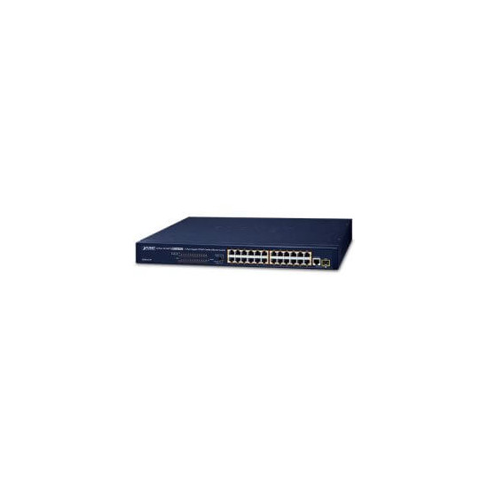 Switch 19" webadmin 24 ports 100Mbit PoE at 1xSFP
