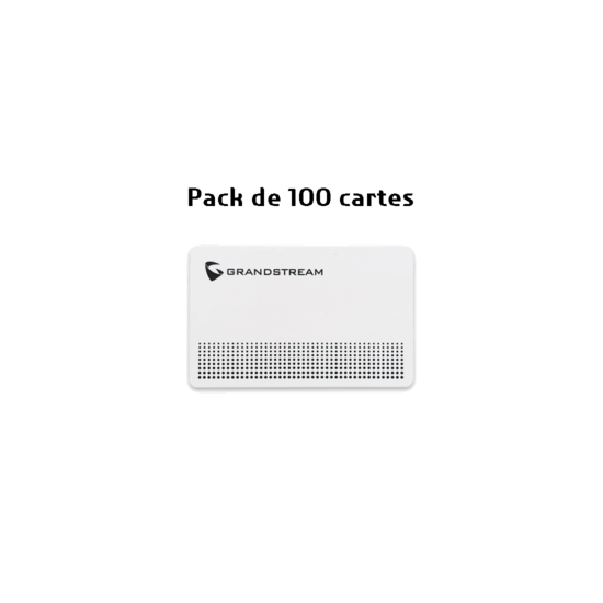 Pack de 100 cartes RFID pour GDS37xx