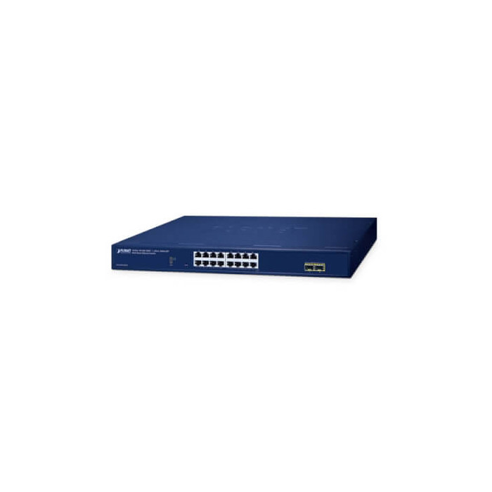 Switch Websmart 19" 16 ports Giga + 2 x SFP