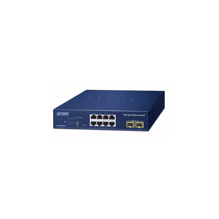 Switch Websmart 8 ports Giga + 2 x SFP