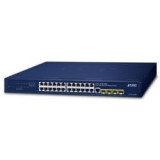 Switch 19" L2 24 ports Giga Alim redondante 4xSFP