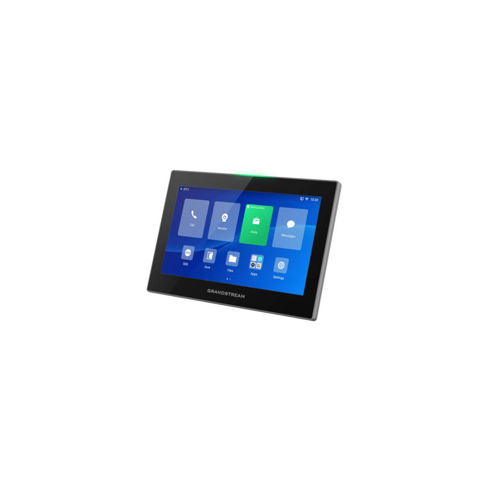 Ecran intercom d'intérieur 7" couleur 6 SIP noir