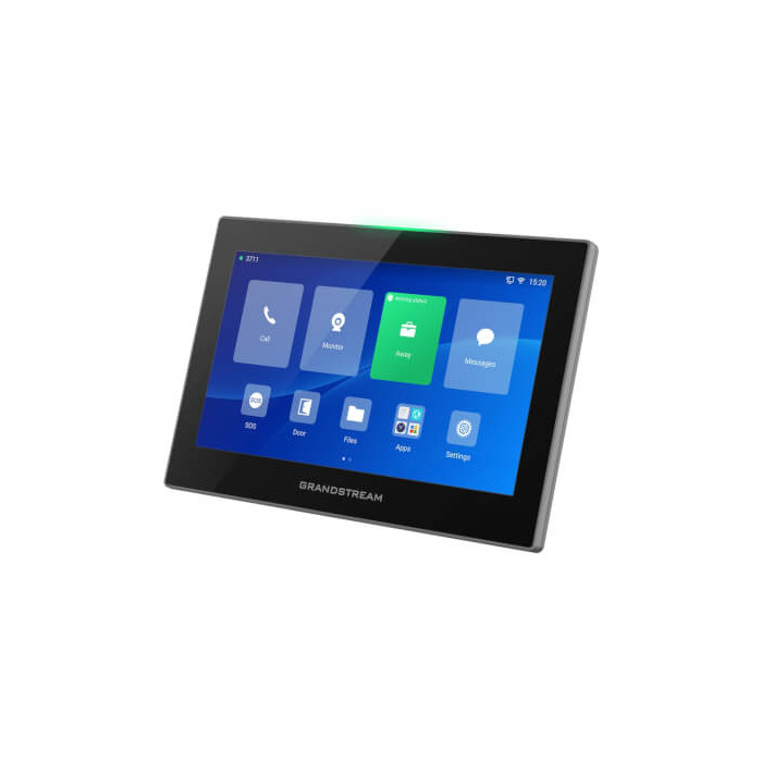 Ecran intercom d'intérieur 7" couleur 6 SIP noir