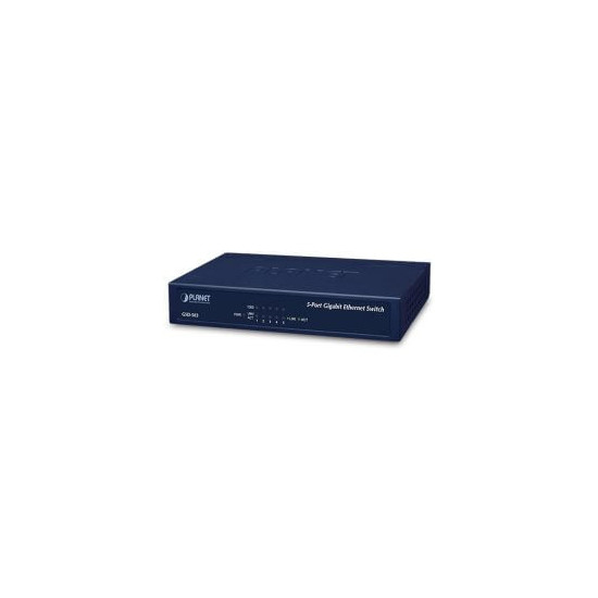 Switch desktop 5 ports Giga metal