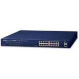 Switch 19" 16 ports Giga PoE at 240W 2xSFP