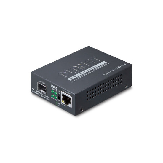 Transceiver 1xRJ45 Giga PoE in / 1xSFP