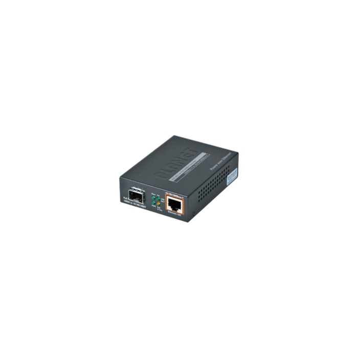 Transceiver 1xRJ45 Giga PoE at / 1xSFP