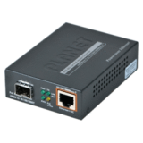 Transceiver 1xRJ45 Giga PoE at / 1xSFP