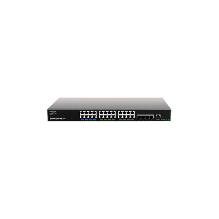 Switch L3 24 Giga PoE af/at 4x SFP+ opt alim red.