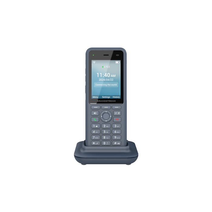 Téléphone SIP Wifi 6 IP67, PTI, Antibactérien