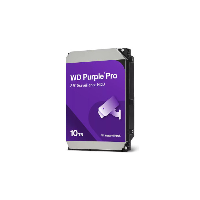 HDD WD Purple Pro Vidéo Surveillance 10Tb 256Mo
