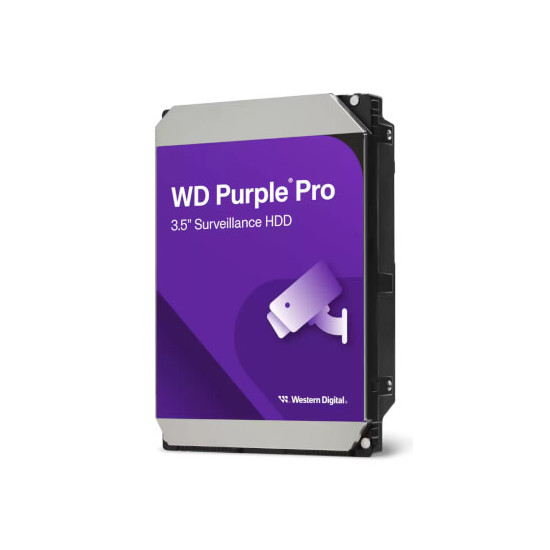 HDD WD Purple Pro Vidéo Surveillance 12Tb 512Mo