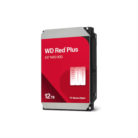 HDD WD Red Plus 3"1/2 Sata III 12Tb 512Mo