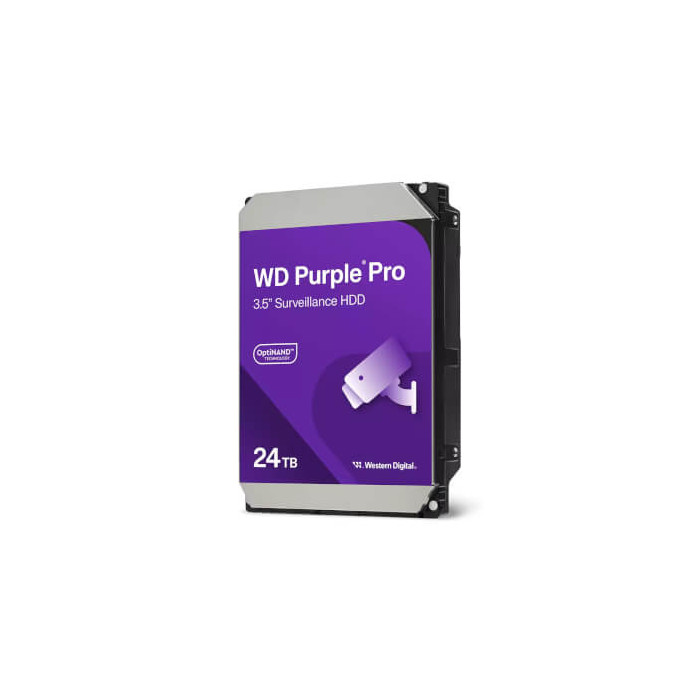 HDD WD Purple Pro Vidéo Surveillance 24Tb 512Mo