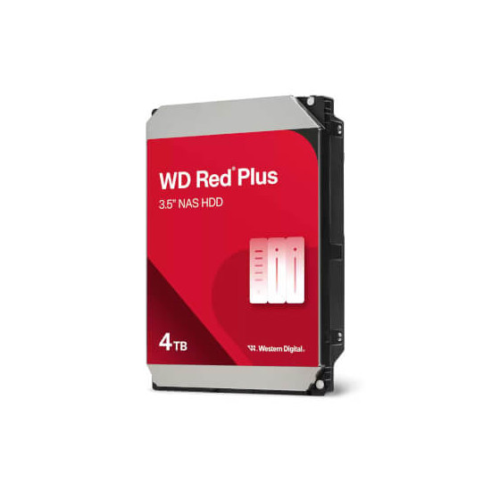 HDD WD Red Plus 3"1/2 Sata III 4To 128Mo