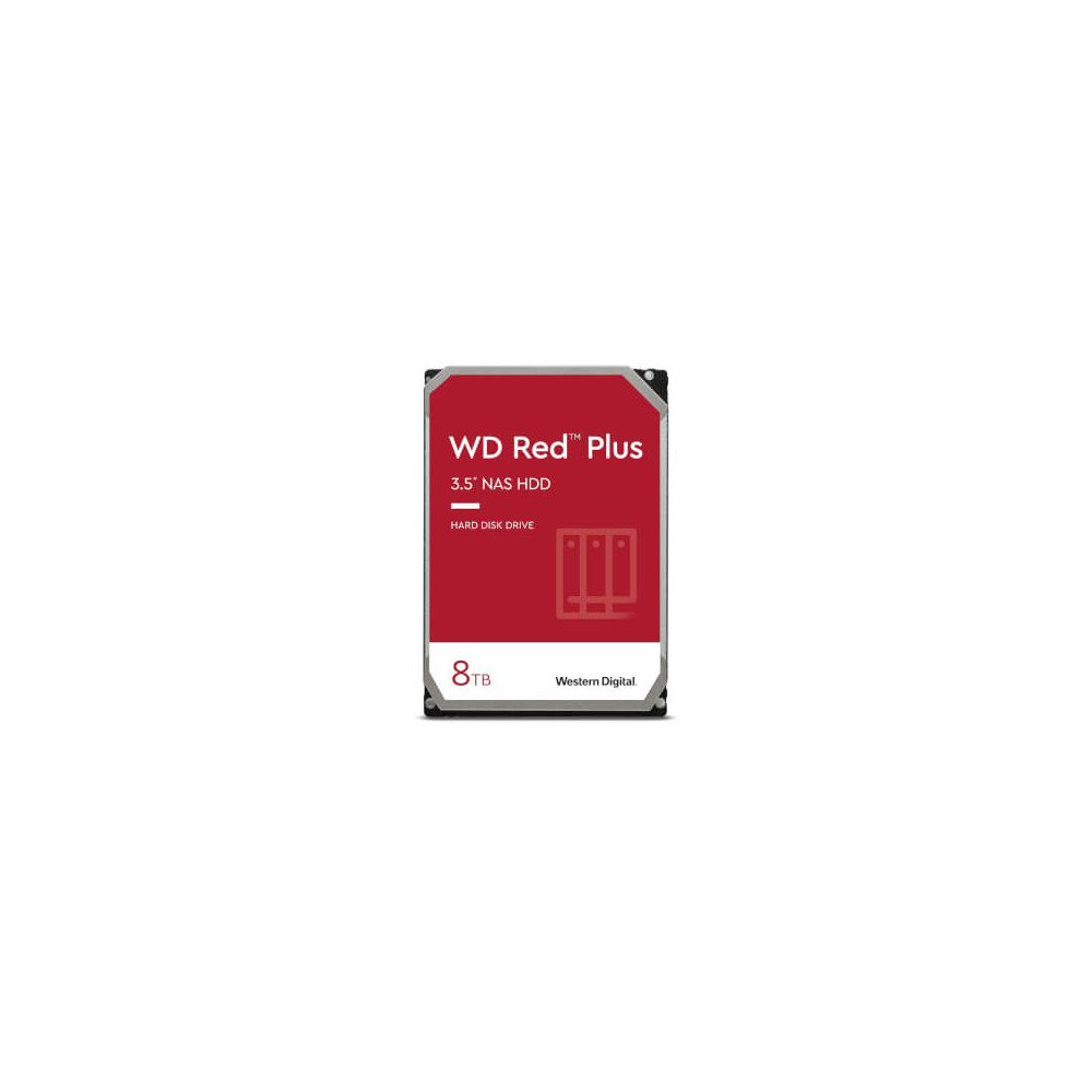HDD WD Red Plus 3"1/2 Sata III 8Tb 128Mo
