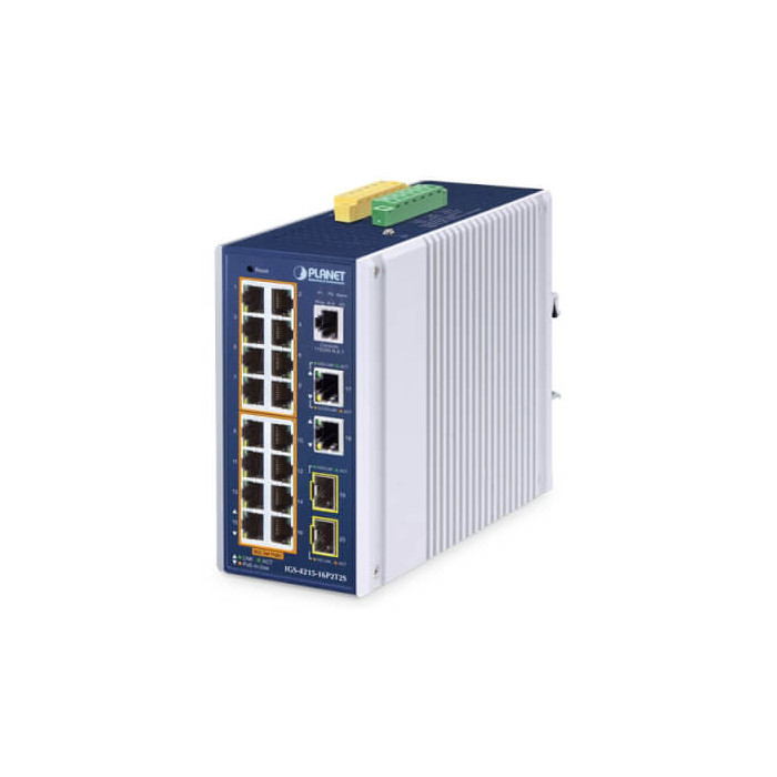 Switch Indus L2 16 ports Giga PoE at 320W 2xSFP