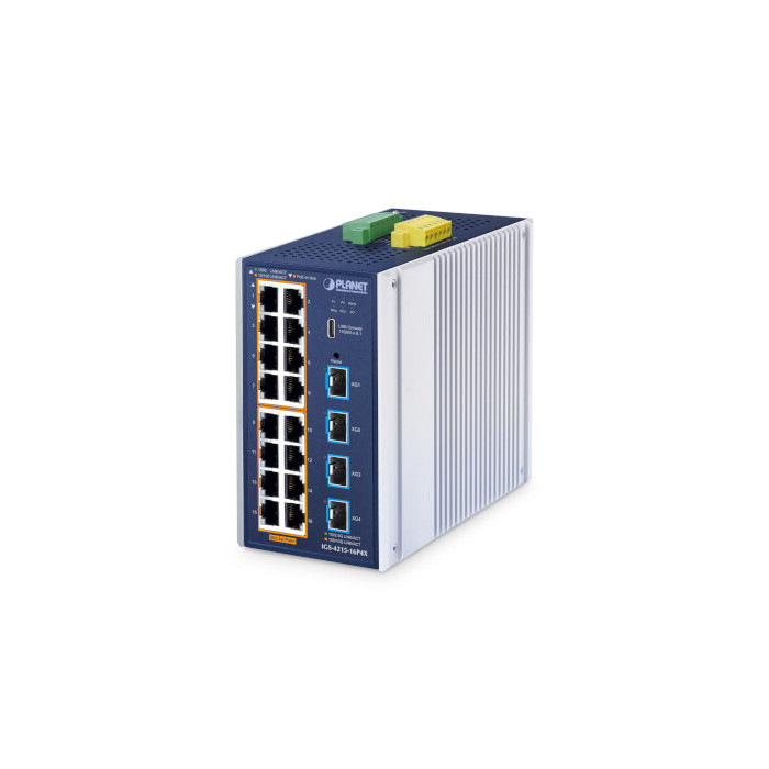 Switch Indus L2 16 ports Giga PoE at 360W 4xSFP+