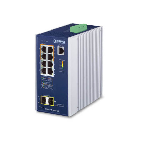 Switch Indus L2 4 ports Giga PoE bt 240W 2xSFP